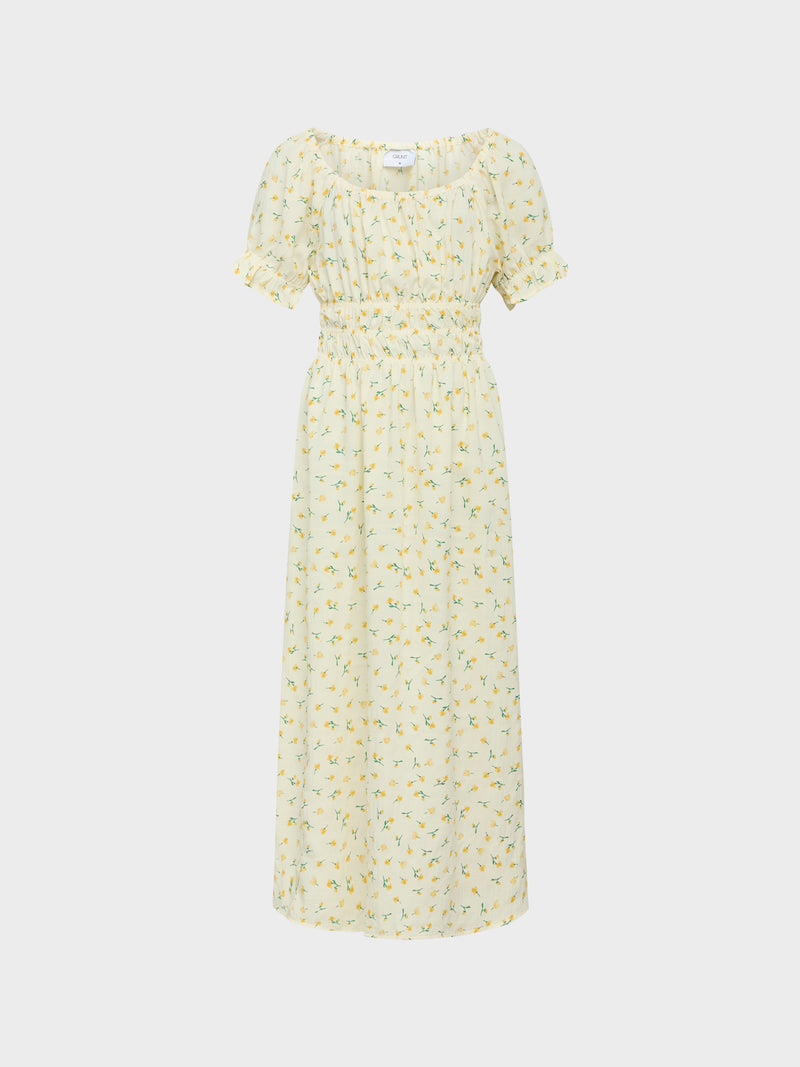 GRUNT Alis Dress Dresses Soft Yellow