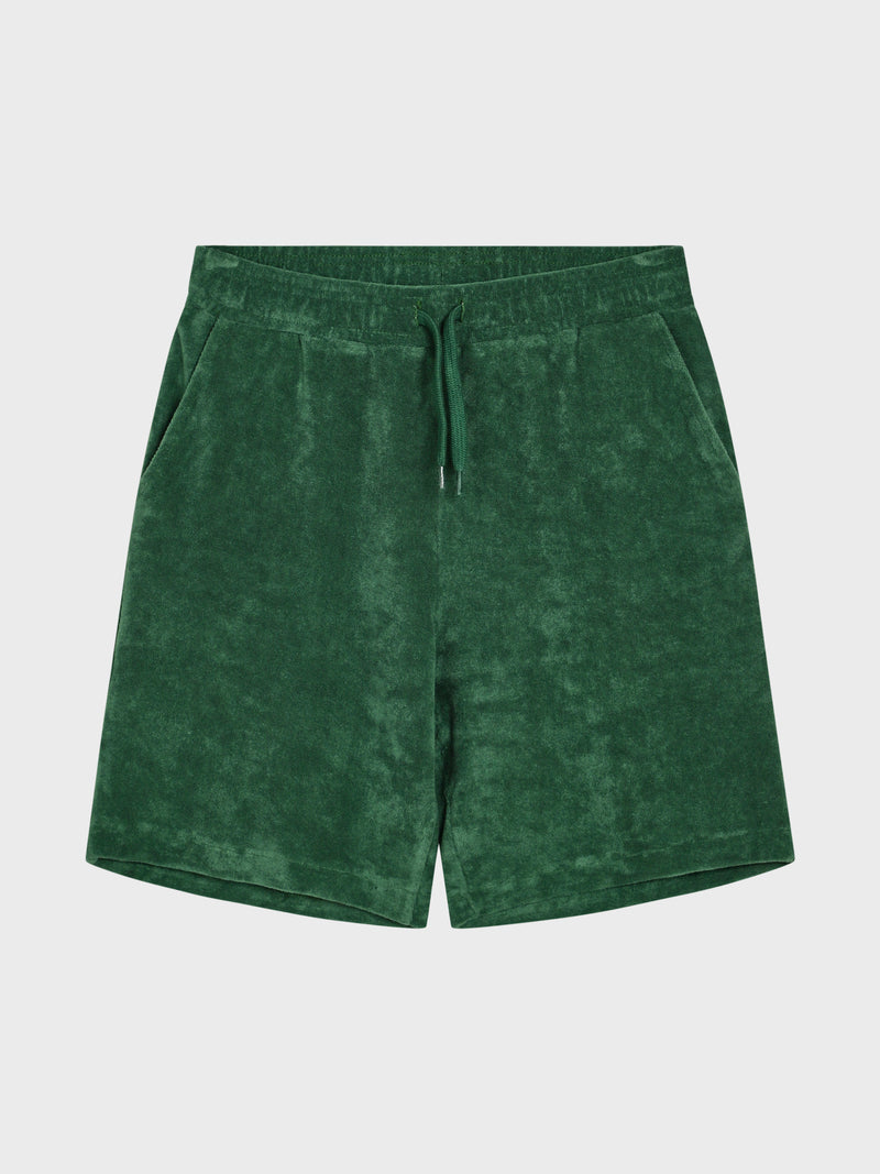 GRUNT GRBeringen Terry Shorts Shorts Bottle Green