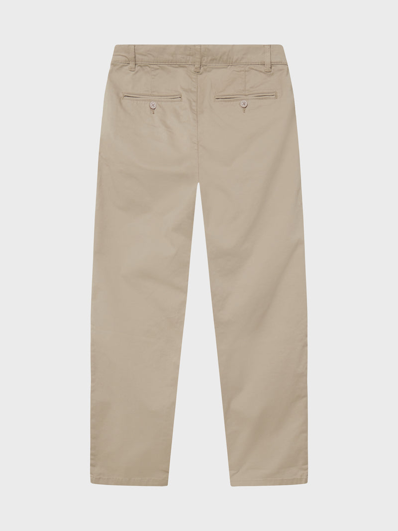 GRUNT GRAdib Street Loose Chino Pants Dark Oatmeal