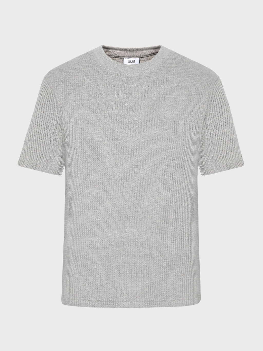 GRAlf Waffle SS Tee - Light Gray Melange – GRUNT