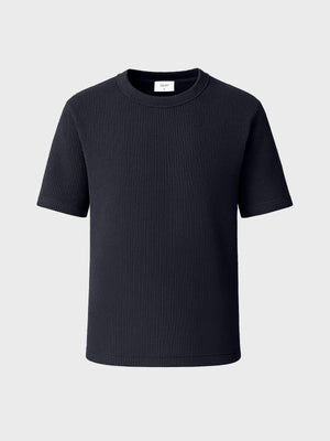 GRUNT GRAlf Waffle SS Tee T-Shirts Navy