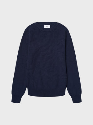 GRUNT GRAlsel LS Crew Knit Knits Dark Blue