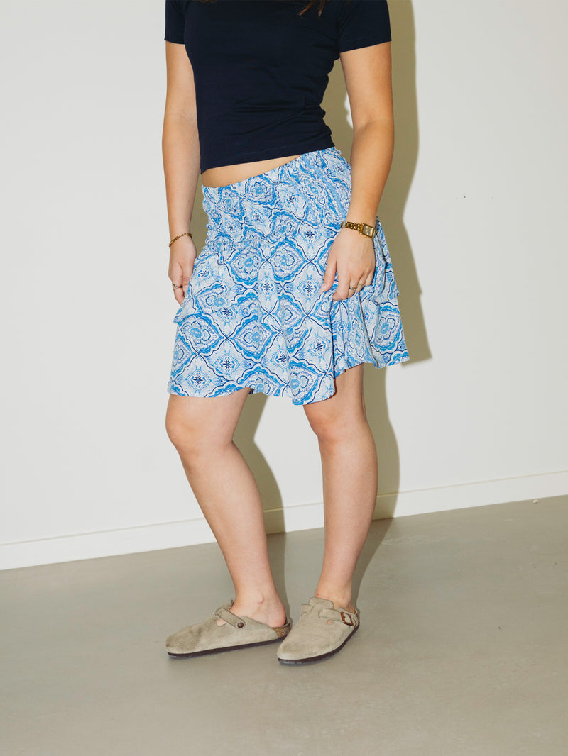 GRUNT GRAnti Pat Skirt Skirts Blue