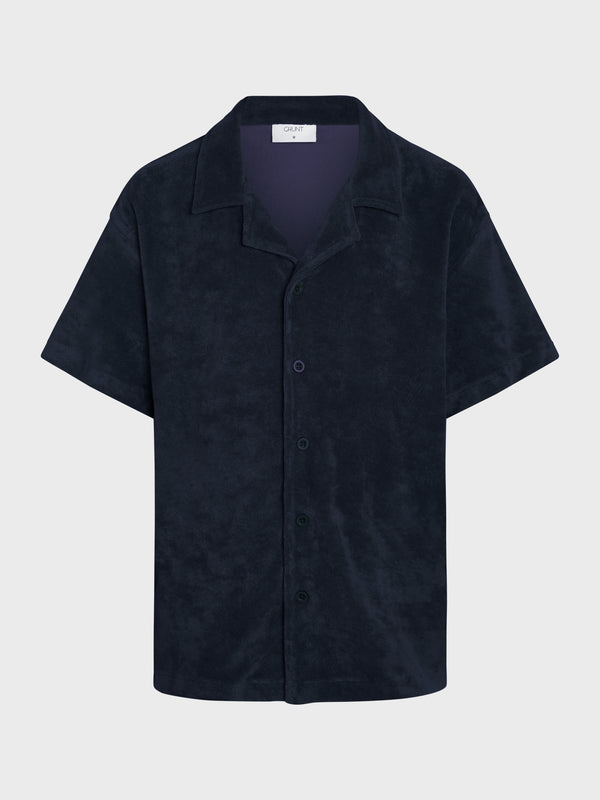 GRUNT GRAugust Terry SS Shirt Shirts Navy