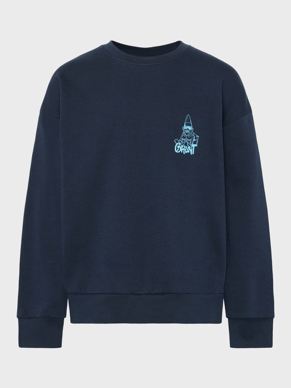 GRUNT GRBalmy Crew Sweat Sweats Navy