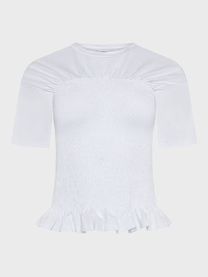 GRUNT GRBodil SS Tee Blouses White
