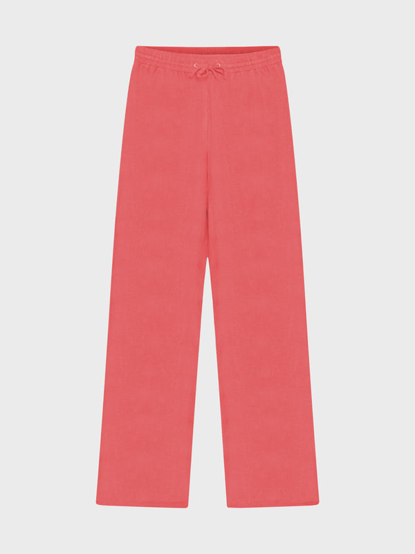 GRUNT GRCamille Linen Pants Pants Coral