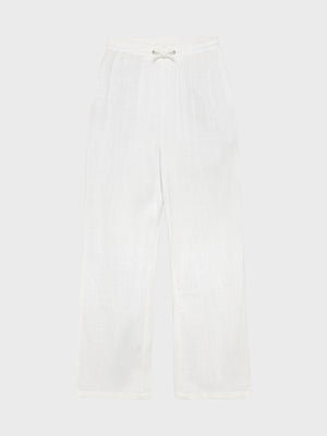 GRUNT GRCamille Linen Pants Pants White