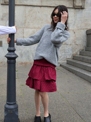 GRUNT GRCienne LS Crew Knit Knits Dark Grey