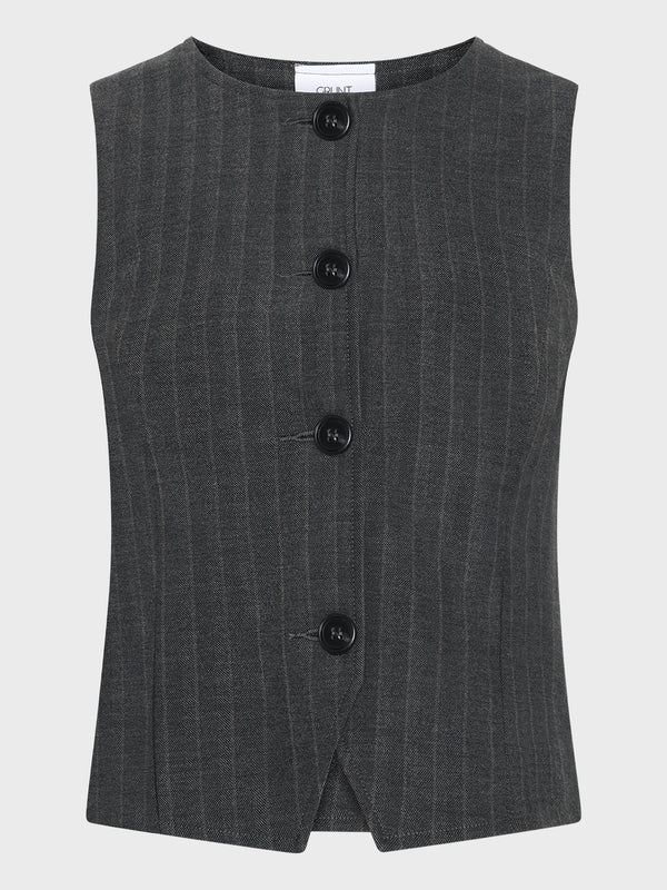 GRUNT GRDevote Pin vest Vest Dark Grey