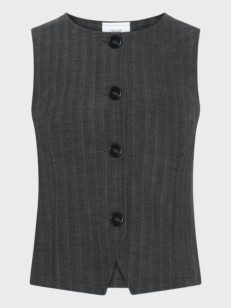 GRUNT GRDevote Pin vest Vest Dark Grey