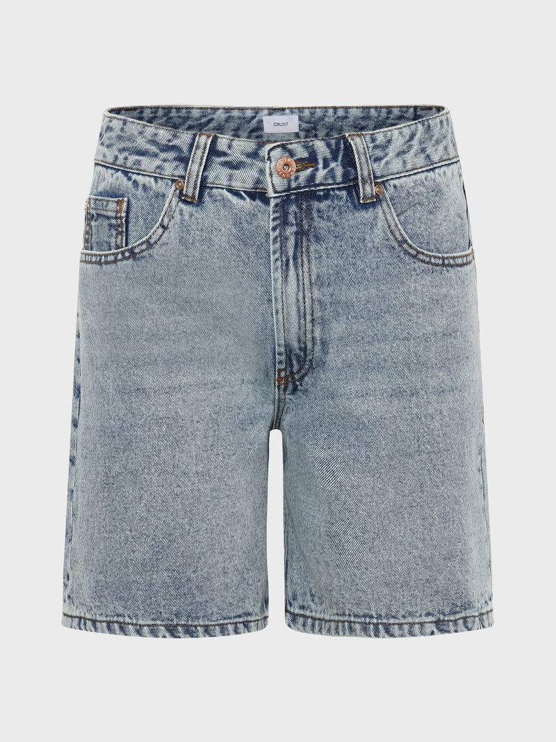 GRUNT GRGlori Mid-Rise Blue vintage Shorts Shorts Blue Vintage
