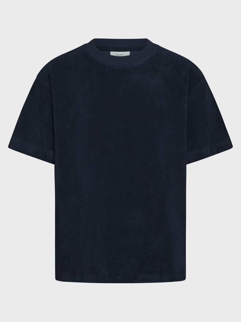 GRUNT GRHasselt Terry Tee T-Shirts Navy