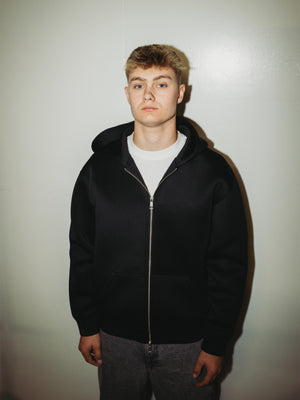 GRUNT GRHohen Scuba Zip Hood Sweats Black