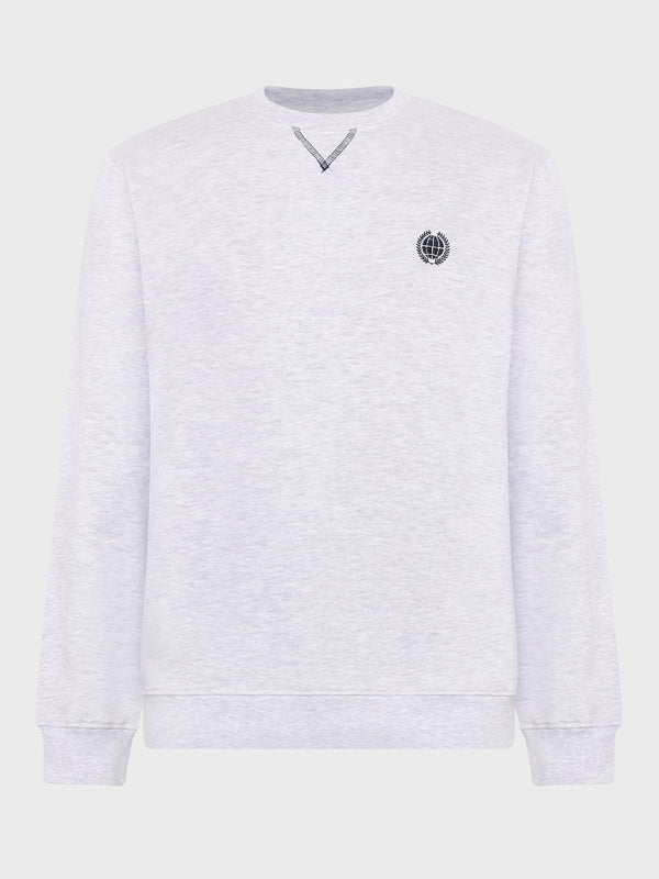 GRUNT GRImper Crew Sweat Sweats Snow Melange