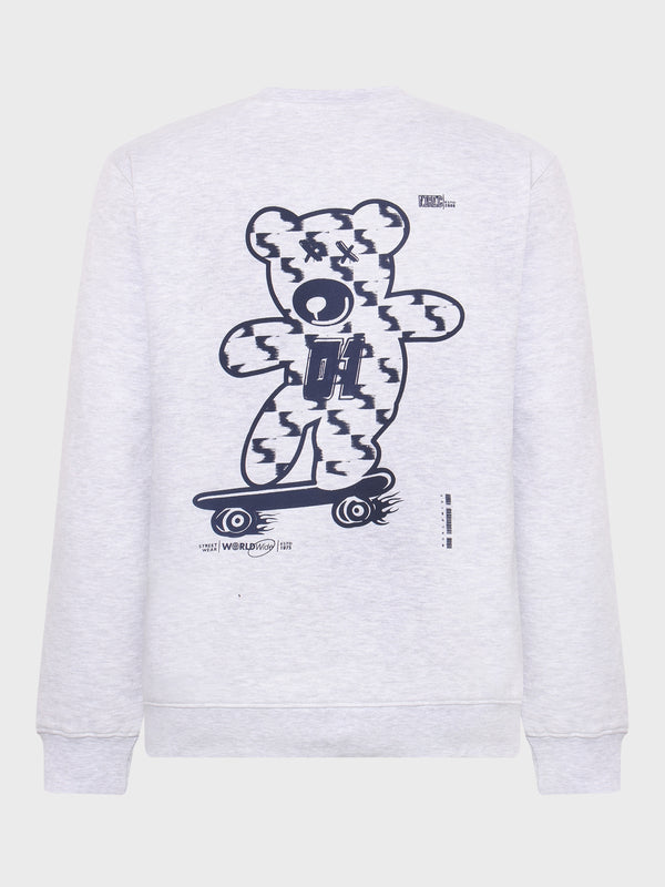 GRUNT GRImper Crew Sweat Sweats Snow Melange