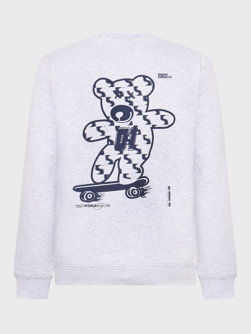 GRUNT GRImper Crew Sweat Sweats Snow Melange