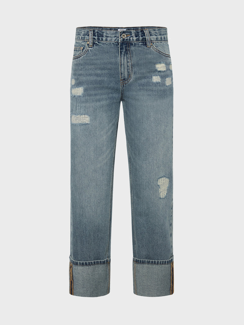 GRUNT GRInna Ankle Blue Vintage Jeans Blue Vintage