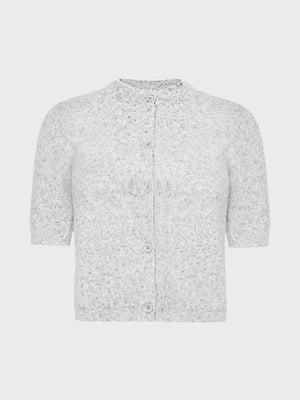 GRUNT GRIsa SS Knit Cardigan Knits Grey