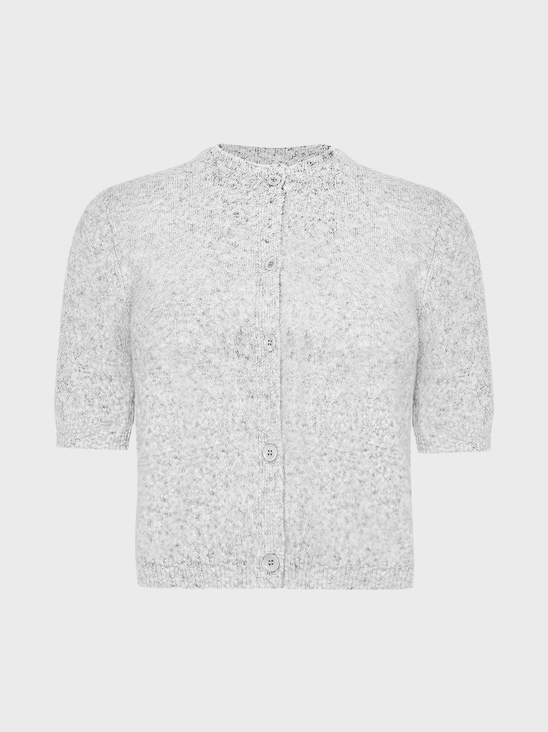 GRUNT GRIsa SS Knit Cardigan Knits Grey
