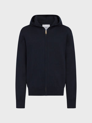 GRUNT GRJohn Zip Hood Knit Knits Navy