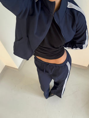 GRUNT GRJuni Sports Zip Cardigan Sweats Dark Blue