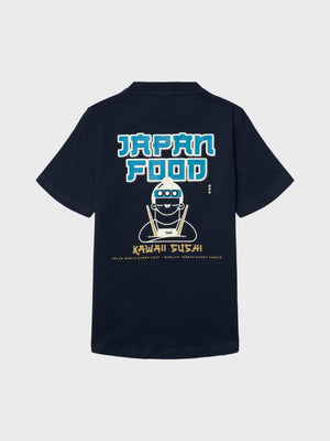GRUNT GRLane Food SS Tee T-Shirts Dark Blue