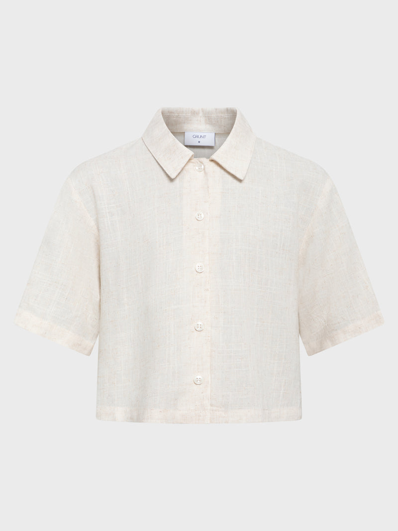 GRUNT GRLusi Linen Shirt Shirts Sand