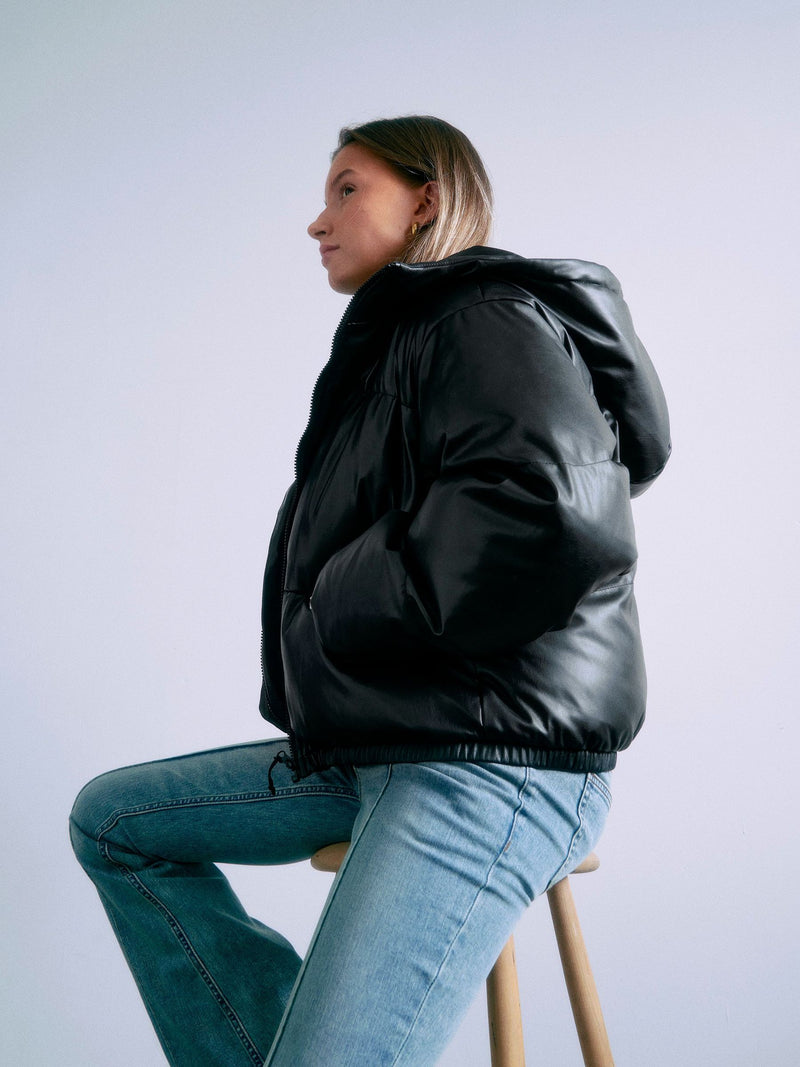 GRUNT GRMai PU Jacket Outerwear Black