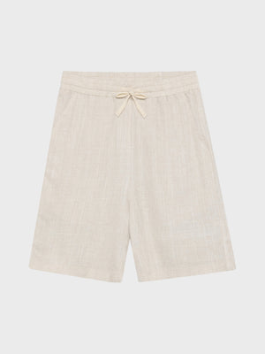 GRUNT GROle Linen Shorts Shorts Sand