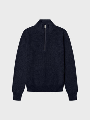 GRUNT GROleg Half Zip Knit Knits Navy