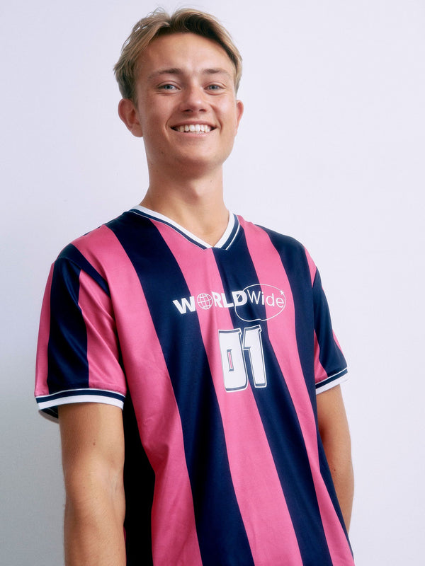 GRUNT GRPilo SS Tee T-Shirts Navy-Pink