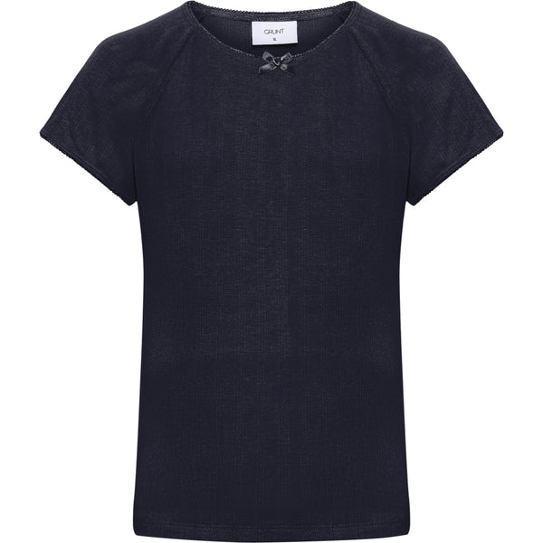 GRUNT GRPujol Needle SS tee Tops Navy