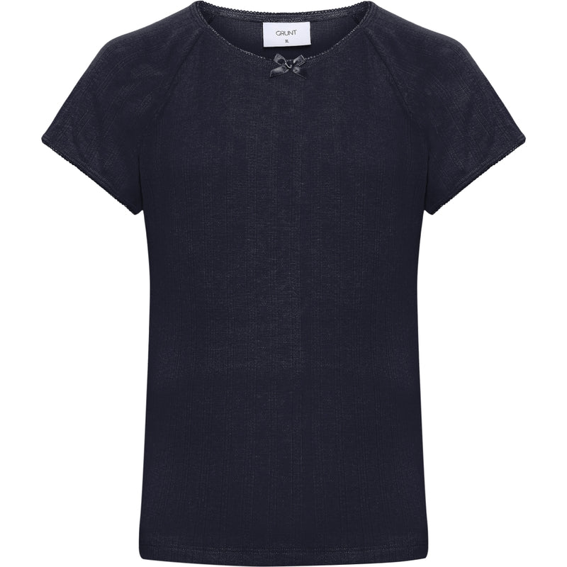 GRUNT GRPujol Needle SS tee Tops Navy