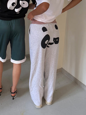 GRUNT GRRafa Baggy Sweat Pants Pants Grey Melange