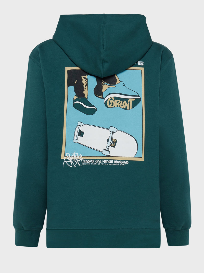 GRUNT GRRatica Hood Sweat Sweats Green