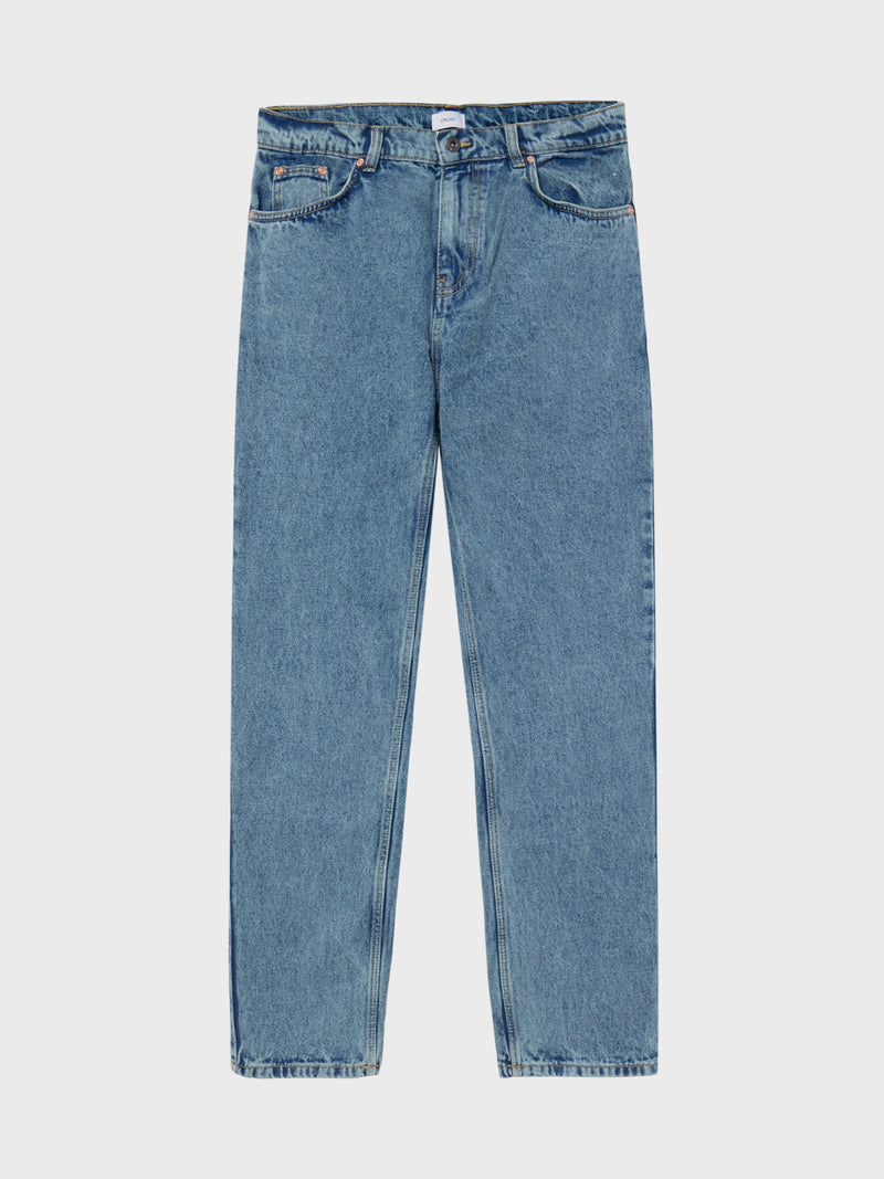 GRUNT GRStreet Loose Mid Blue Jeans Mid Blue