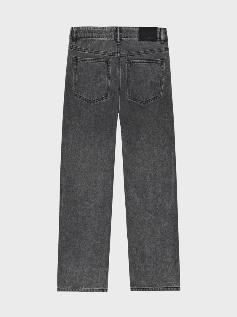 GRUNT GRStreet Loose Straight D. Grey Jeans Dark Grey