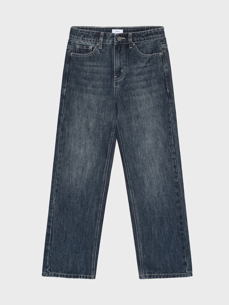 GRUNT GRStreet Loose Straight Dirty W Jeans Blue