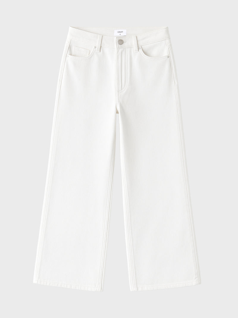 GRUNT GRTenerife Low-rise White Jeans White