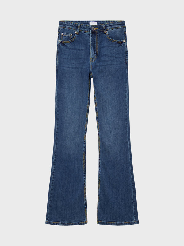 GRUNT GRTexas Low Flare Blue Jeans Blue