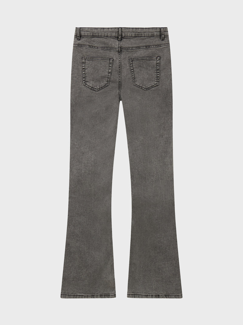 GRUNT GRTexas Low Flare Grey Jeans Grey