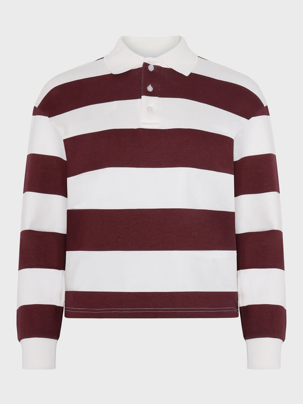 GRUNT GRTyra Polo Sweat Sweats Mørk rød