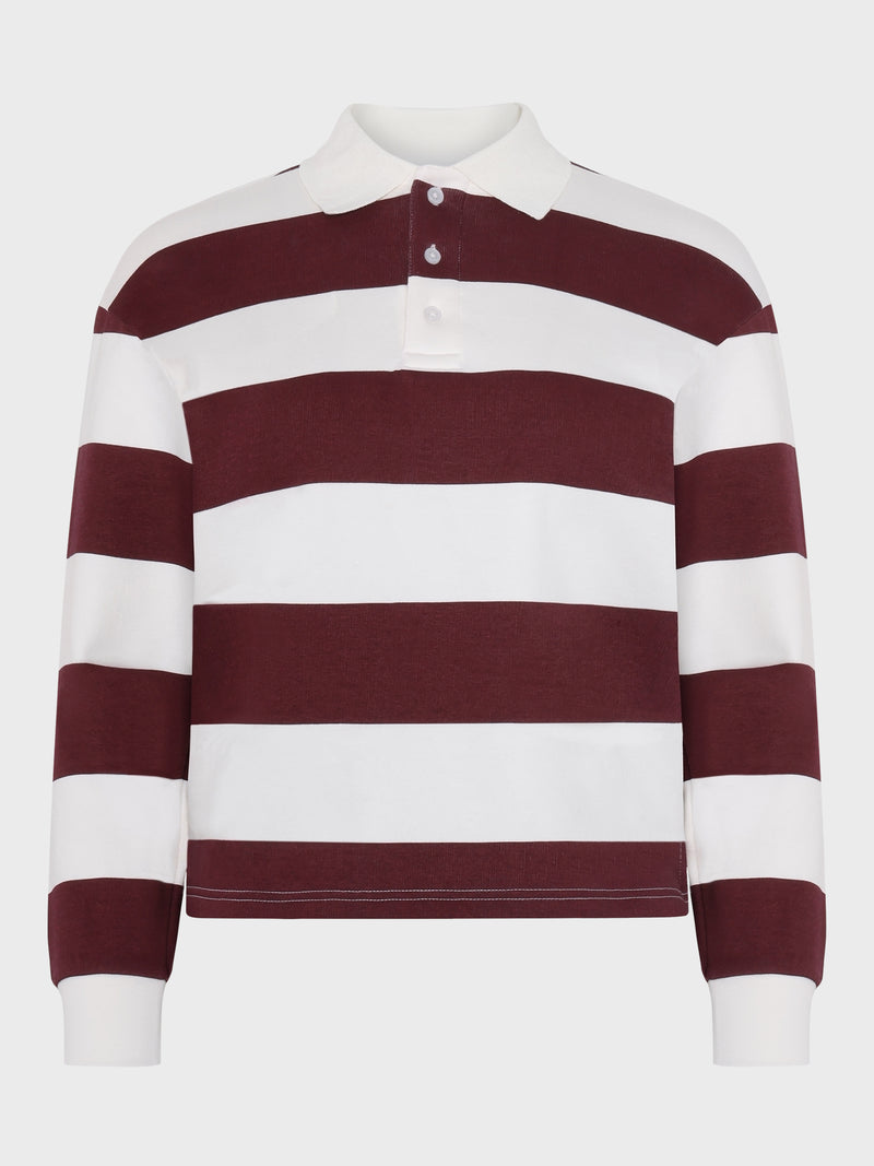 GRUNT GRTyra Polo Sweat Sweats Mørk rød