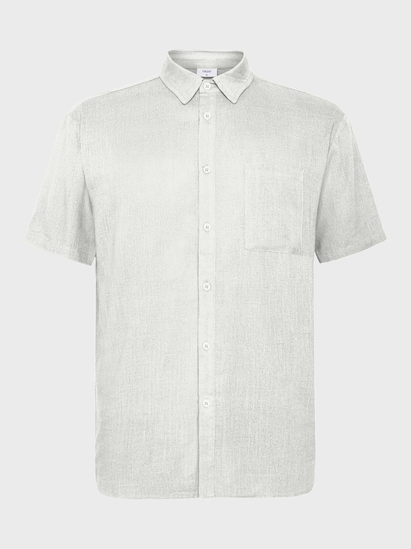 GRUNT GRVap Linen Shirt Shirts White