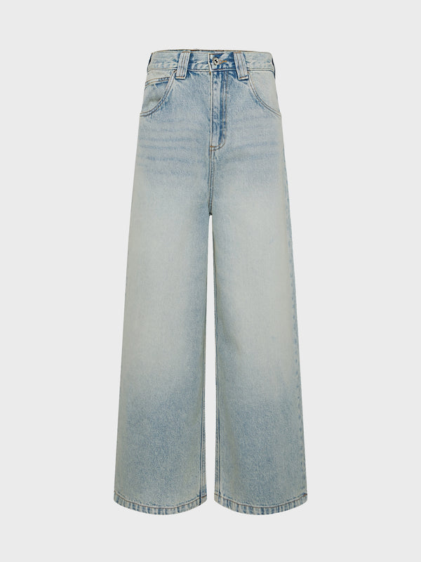 GRUNT GRVorgar Baggy Retro Blue Jeans Retro Blue