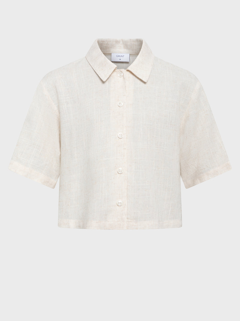 GRUNT GRLusi Linen Shirt Shirts Sand