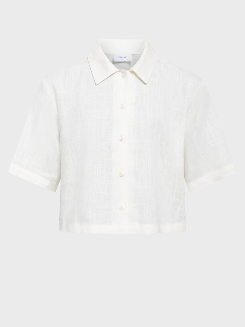 GRUNT GRLusi Linen Shirt Shirts White