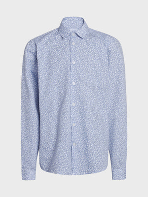 Formél Tex Paisley Shirt Shirts Light Blue