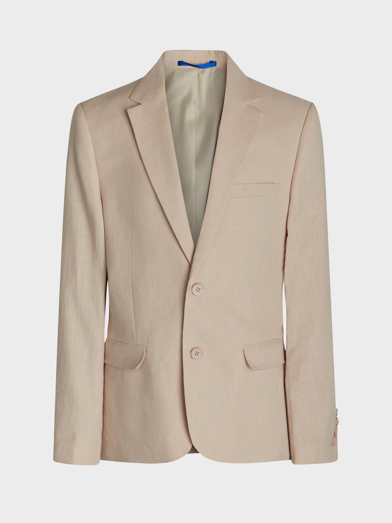 Formél Kalle Linen Blazer Blazers Beige